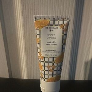 Beekman 1802 Spiced Orange Goat Milk Hand Cream 2 oz.  Purse/travel size